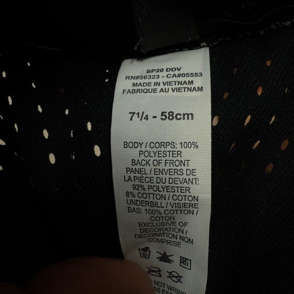 Nike WNBA -Golden State Purple and Black Men's Cap size 71/4 or 58cm - Picture 6 of 7